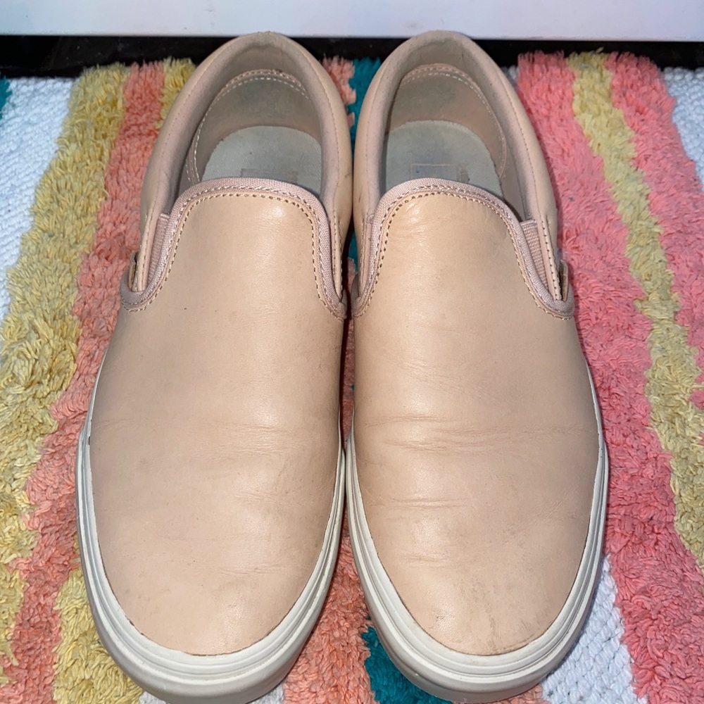 Vachetta Leather Slip on Vans Neutral Unisex